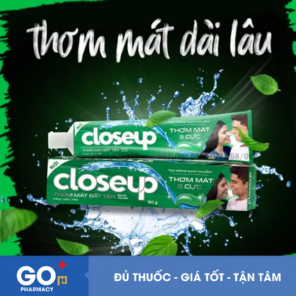 Closeup bạc hà thơm mát 180g